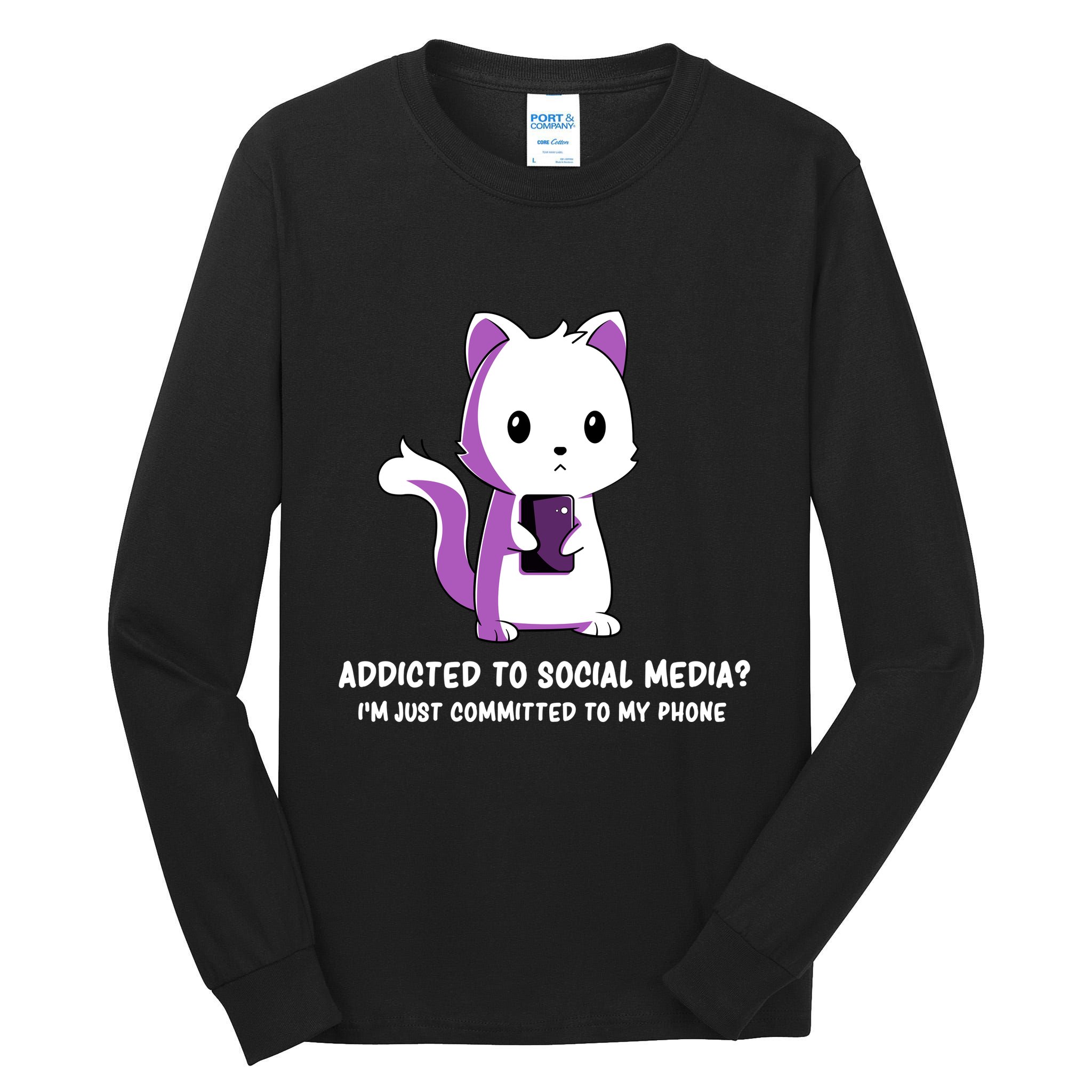 Social Media Humor Influencer Sarcasm Tall Long Sleeve T-Shirt