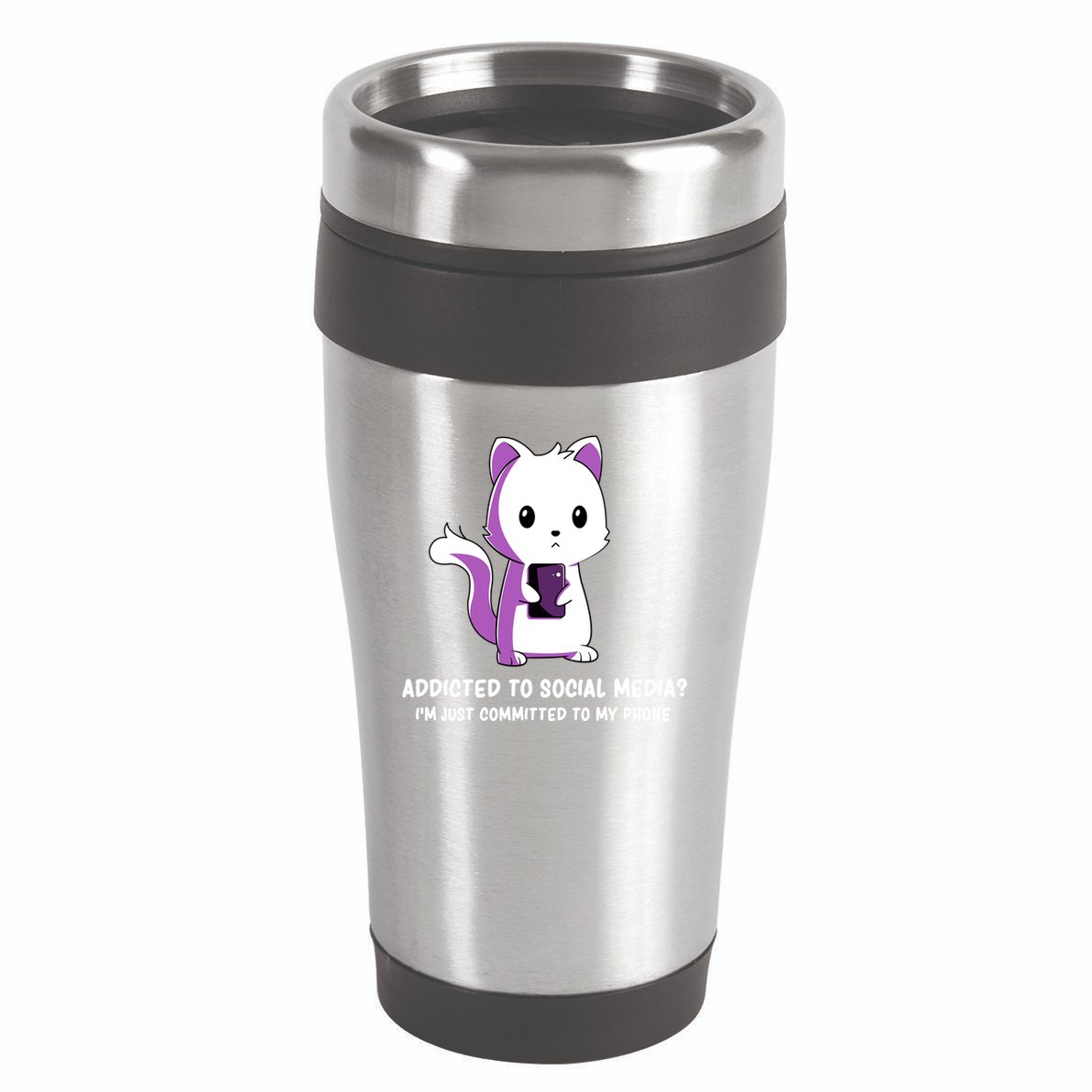 Social Media Humor Influencer Sarcasm 16oz Travel Tumbler