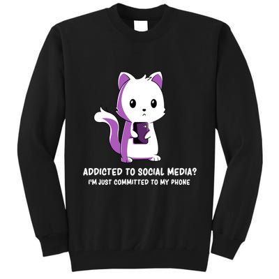 Social Media Humor Influencer Sarcasm Tall Sweatshirt