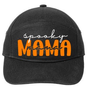 Spooky Mama Halloween 7-Panel Snapback Hat