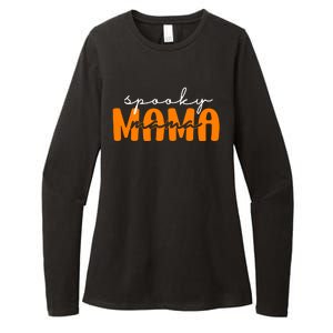 Spooky Mama Halloween Womens CVC Long Sleeve Shirt