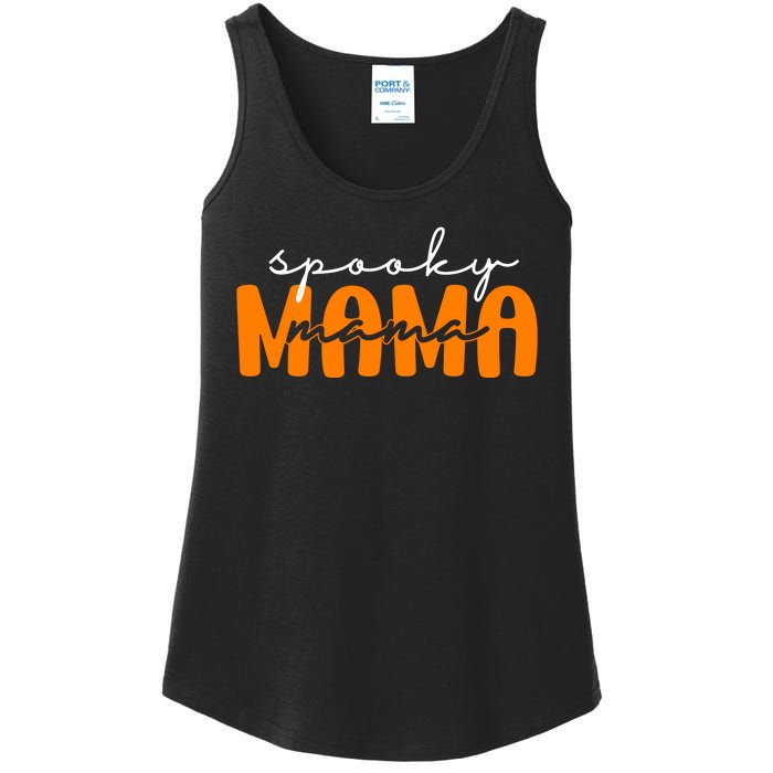 Spooky Mama Halloween Ladies Essential Tank