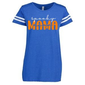 Spooky Mama Halloween Enza Ladies Jersey Football T-Shirt