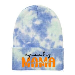 Spooky Mama Halloween Tie Dye 12in Knit Beanie