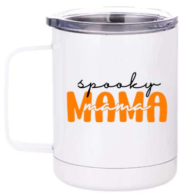 Spooky Mama Halloween 12 oz Stainless Steel Tumbler Cup