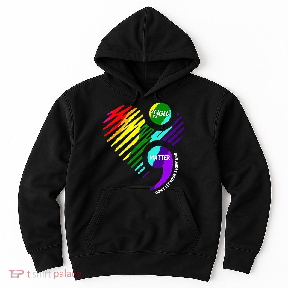 Semicolon Mental Health Awareness Hoodie