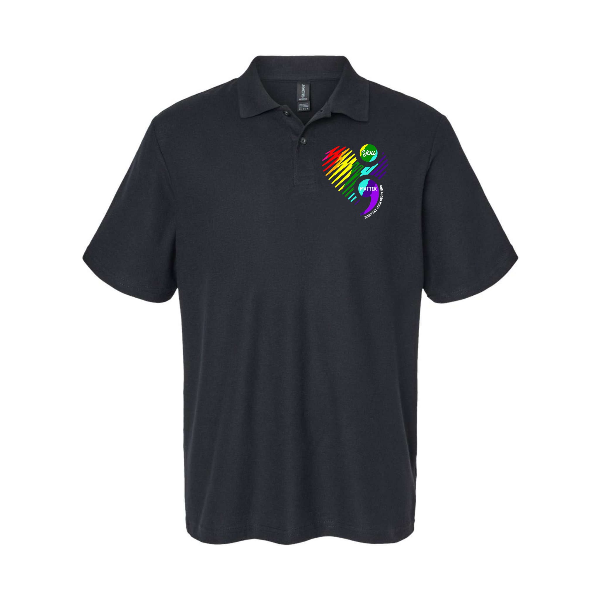 Semicolon Mental Health Awareness Polo