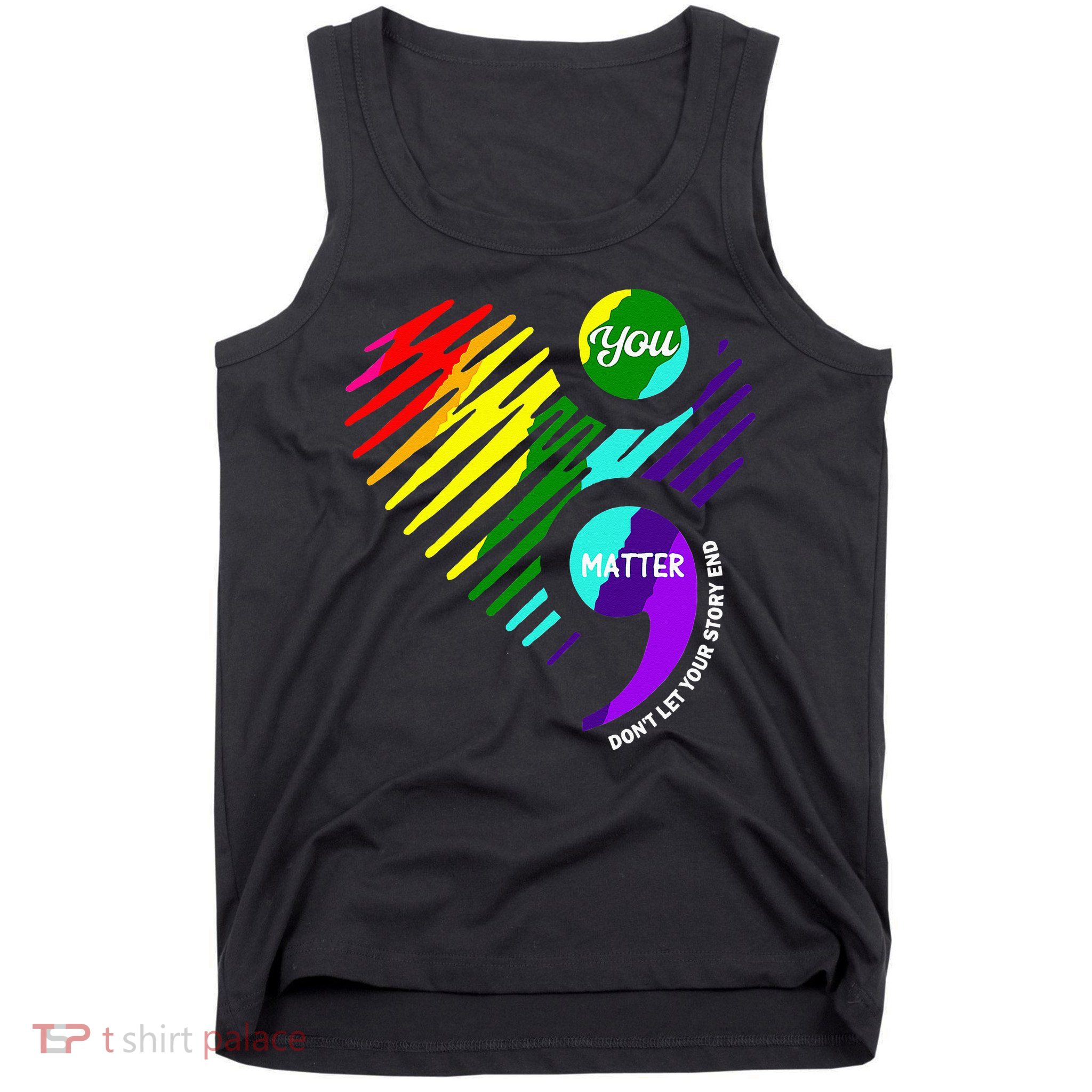 Semicolon Mental Health Awareness Tank Top