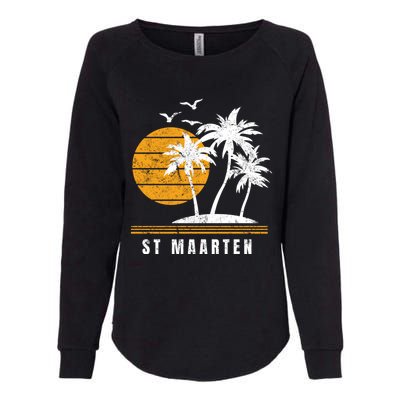 St Maarten Island Caribbean Vacation Souvenir Gift Womens California Wash Sweatshirt