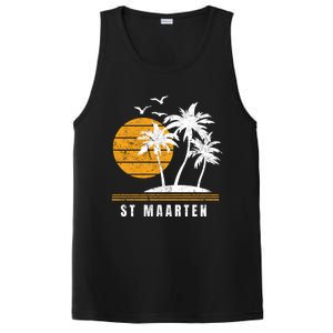 St Maarten Island Caribbean Vacation Souvenir Gift PosiCharge Competitor Tank