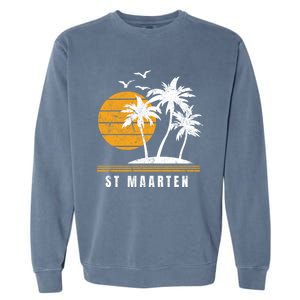 St Maarten Island Caribbean Vacation Souvenir Gift Garment-Dyed Sweatshirt