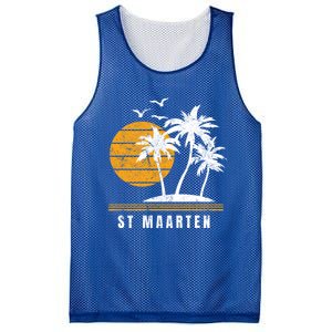 St Maarten Island Caribbean Vacation Souvenir Gift Mesh Reversible Basketball Jersey Tank