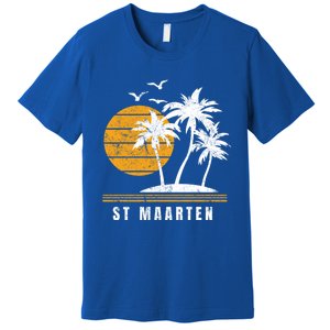 St Maarten Island Caribbean Vacation Souvenir Gift Premium T-Shirt