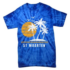 St Maarten Island Caribbean Vacation Souvenir Gift Tie-Dye T-Shirt