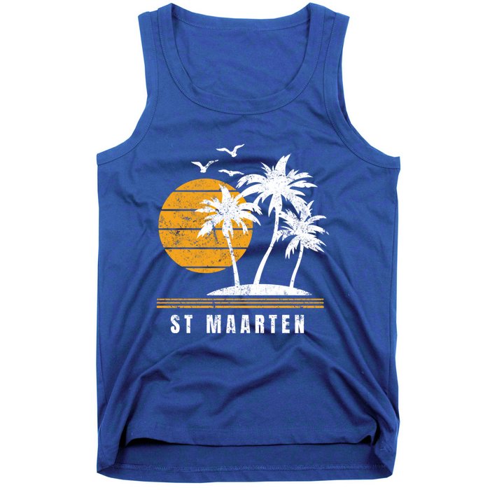 St Maarten Island Caribbean Vacation Souvenir Gift Tank Top