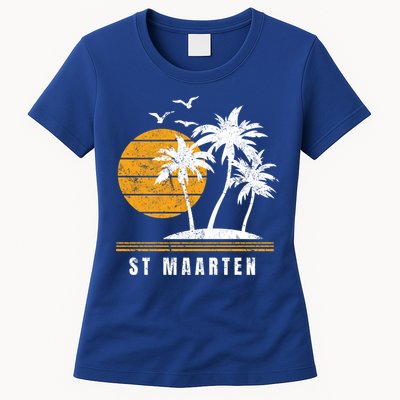 St Maarten Island Caribbean Vacation Souvenir Gift Womens T-Shirt