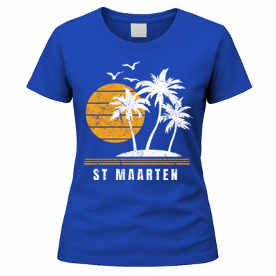 St Maarten Island Caribbean Vacation Souvenir Gift Women's T-Shirt