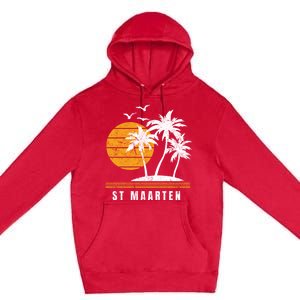 St Maarten Island Caribbean Vacation Souvenir Gift Premium Pullover Hoodie