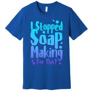 Soap Maker I Stopped Soap Making For This Soap Dealer Funny Gift Premium T-Shirt