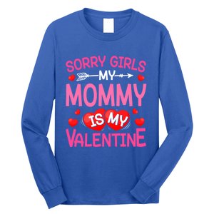 Sorry Mommy Is My Valentine Valentine Day Gift Long Sleeve Shirt