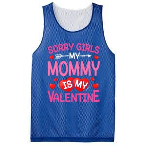 Sorry Mommy Is My Valentine Valentine Day Gift Mesh Reversible Basketball Jersey Tank