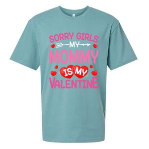 Sorry Mommy Is My Valentine Valentine Day Gift Sueded Cloud Jersey T-Shirt