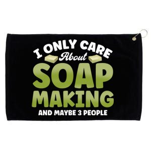 Soap Maker I Only Care About Soap Making Soap Dealer Gift Grommeted Golf Towel