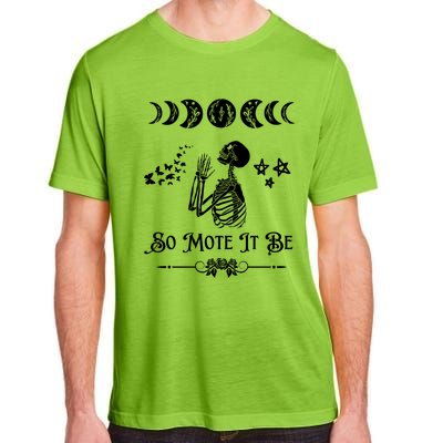 So Mote It Be Goth Moon Phase Witch Pagan Wicca Moon Phase Gift Adult ChromaSoft Performance T-Shirt