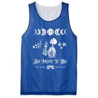 So Mote It Be Goth Moon Phase Witch Pagan Wicca Moon Phase Gift Mesh Reversible Basketball Jersey Tank