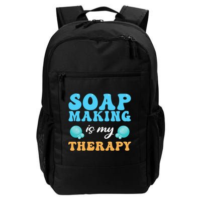 Soap Making Is My Therapy Soap Maker Cute Gift Backpack