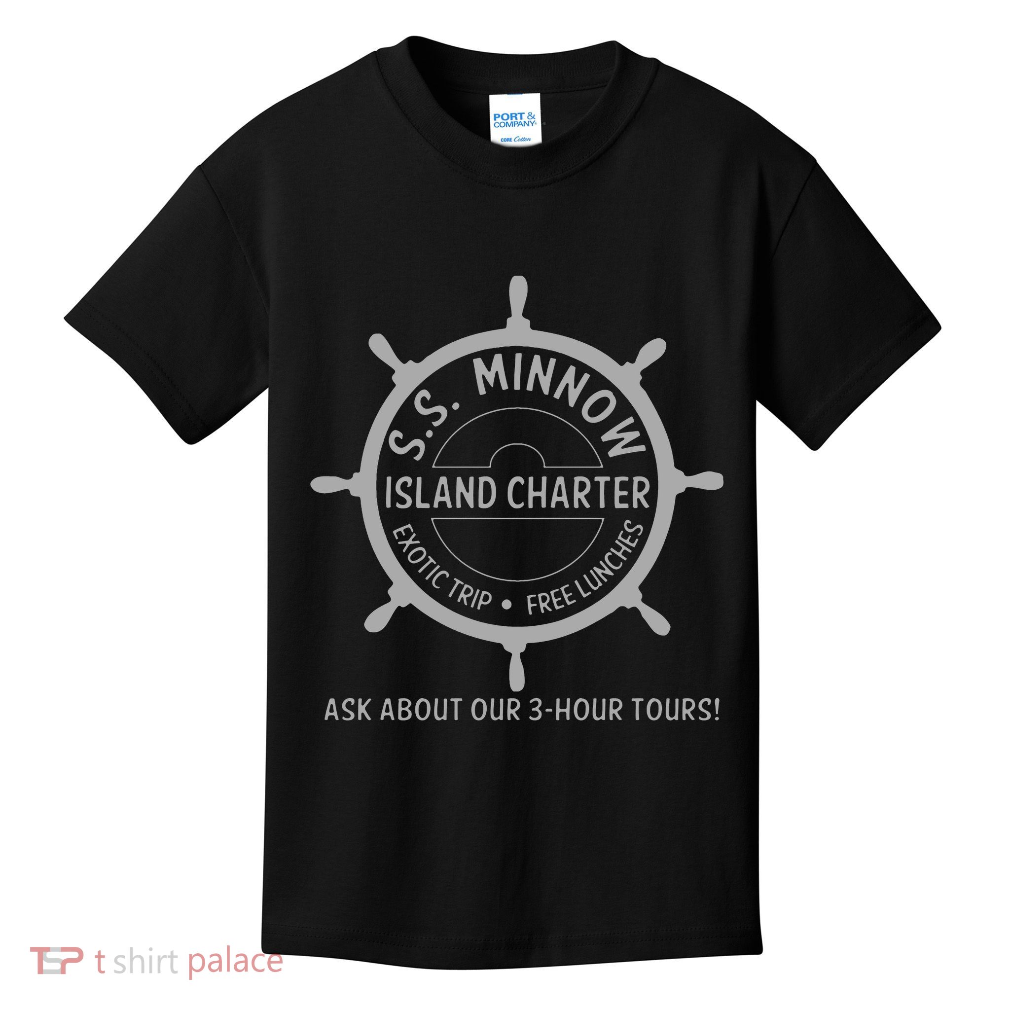 S.S. Minnow Island Tour Light Trip Kids T-Shirt