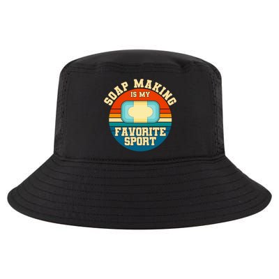 Soap Making Is My Favorite Sport Retro Soap Maker Gift Cool Comfort Performance Bucket Hat