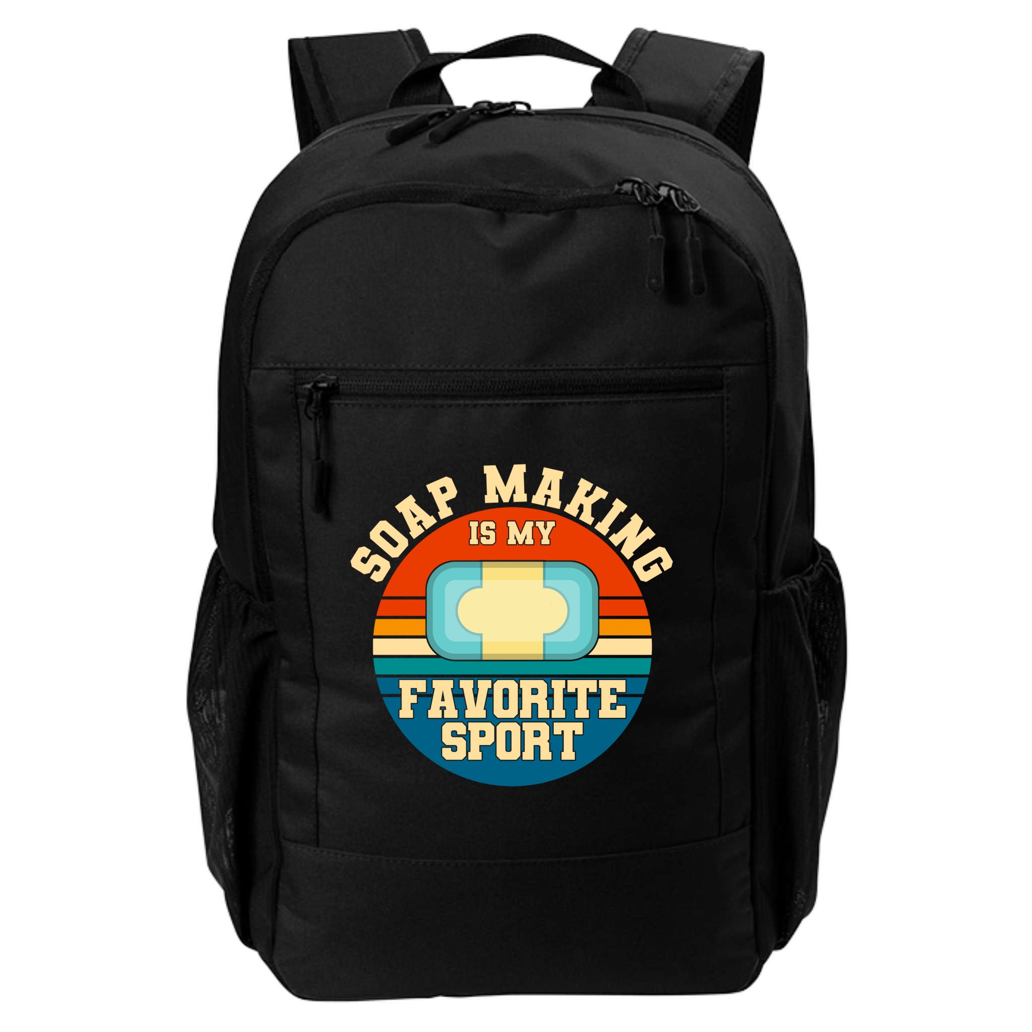 Soap Making Is My Favorite Sport Retro Soap Maker Gift Backpack