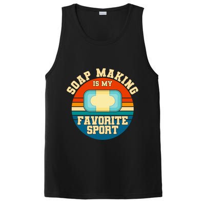 Soap Making Is My Favorite Sport Retro Soap Maker Gift PosiCharge Competitor Tank