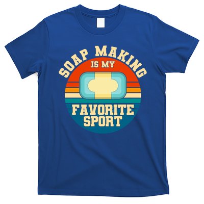 Soap Making Is My Favorite Sport Retro Soap Maker Gift T-Shirt