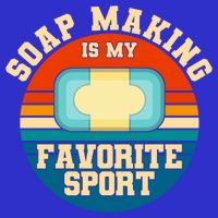 Soap Making Is My Favorite Sport Retro Soap Maker Gift 16 in Basic Backpack