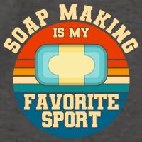 Soap Making Is My Favorite Sport Retro Soap Maker Gift Vector Backpack