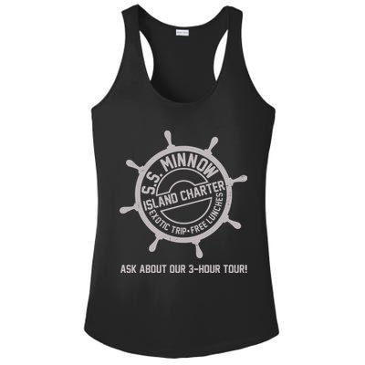 SS Minnow Island Charter Exotic Trip Free Lunches Ladies PosiCharge Competitor Racerback Tank