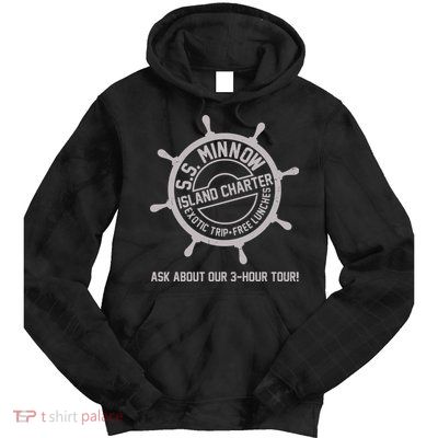 SS Minnow Island Charter Exotic Trip Free Lunches Tie Dye Hoodie