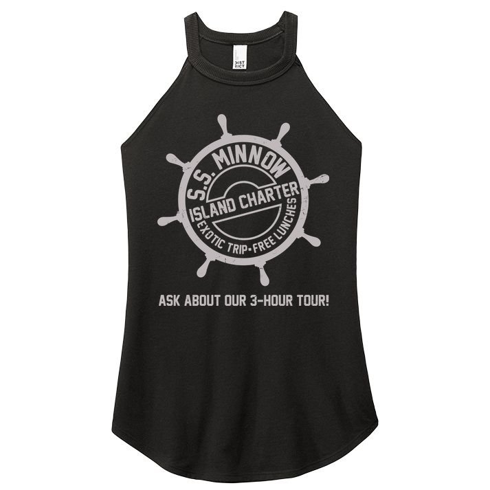 SS Minnow Island Charter Exotic Trip Free Lunches Women's Perfect Tri Rocker Tank