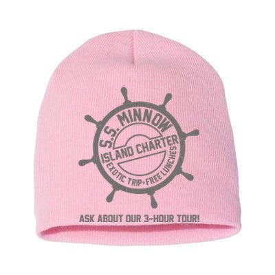 SS Minnow Island Charter Exotic Trip Free Lunches Short Acrylic Beanie