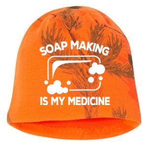 Soap Making Is My Medicine Soap Maker Homemade Soap Bubble Great Gift Kati - Camo Knit Beanie