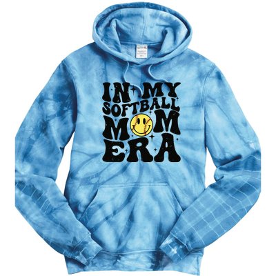 Softball Mom In My Softball Mom Era Tie Dye Hoodie