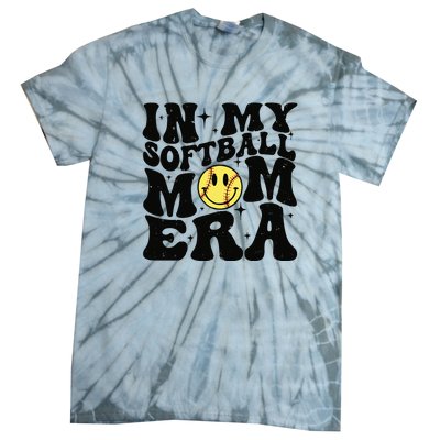 Softball Mom In My Softball Mom Era Tie-Dye T-Shirt