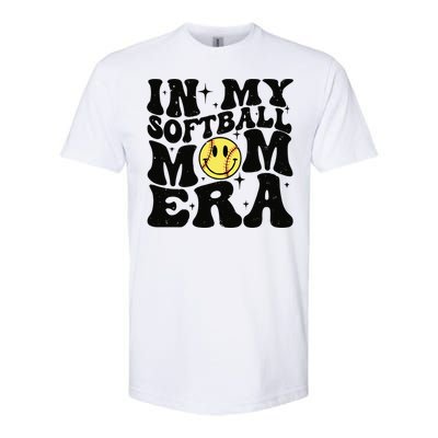 Softball Mom In My Softball Mom Era Softstyle CVC T-Shirt