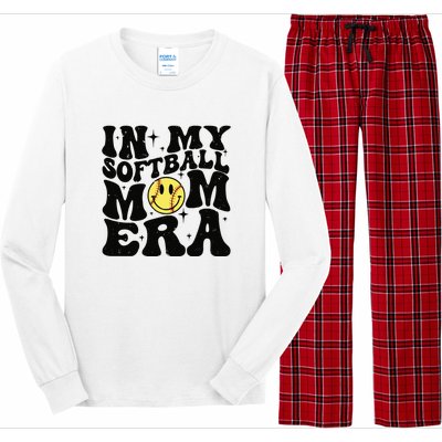 Softball Mom In My Softball Mom Era Long Sleeve Pajama Set