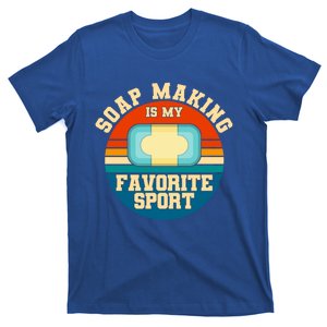 Soap Making Is My Favorite Sport Retro Soap Maker Cool Gift T-Shirt