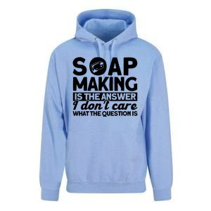 Soap Making Is The Answer Soap Maker Cute Gift Unisex Surf Hoodie