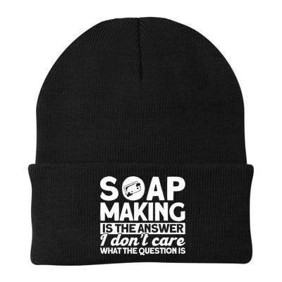 Soap Making Is The Answer Soap Maker Gift Beanie