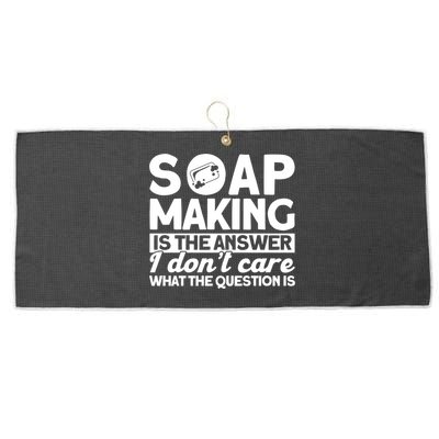 Soap Making Is The Answer Soap Maker Gift Large Microfiber Waffle Golf Towel